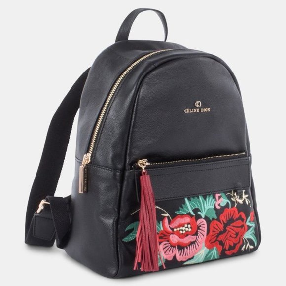 Celine Dion Women's Harmonic Embroidered Backpack - Picture 4 of 7